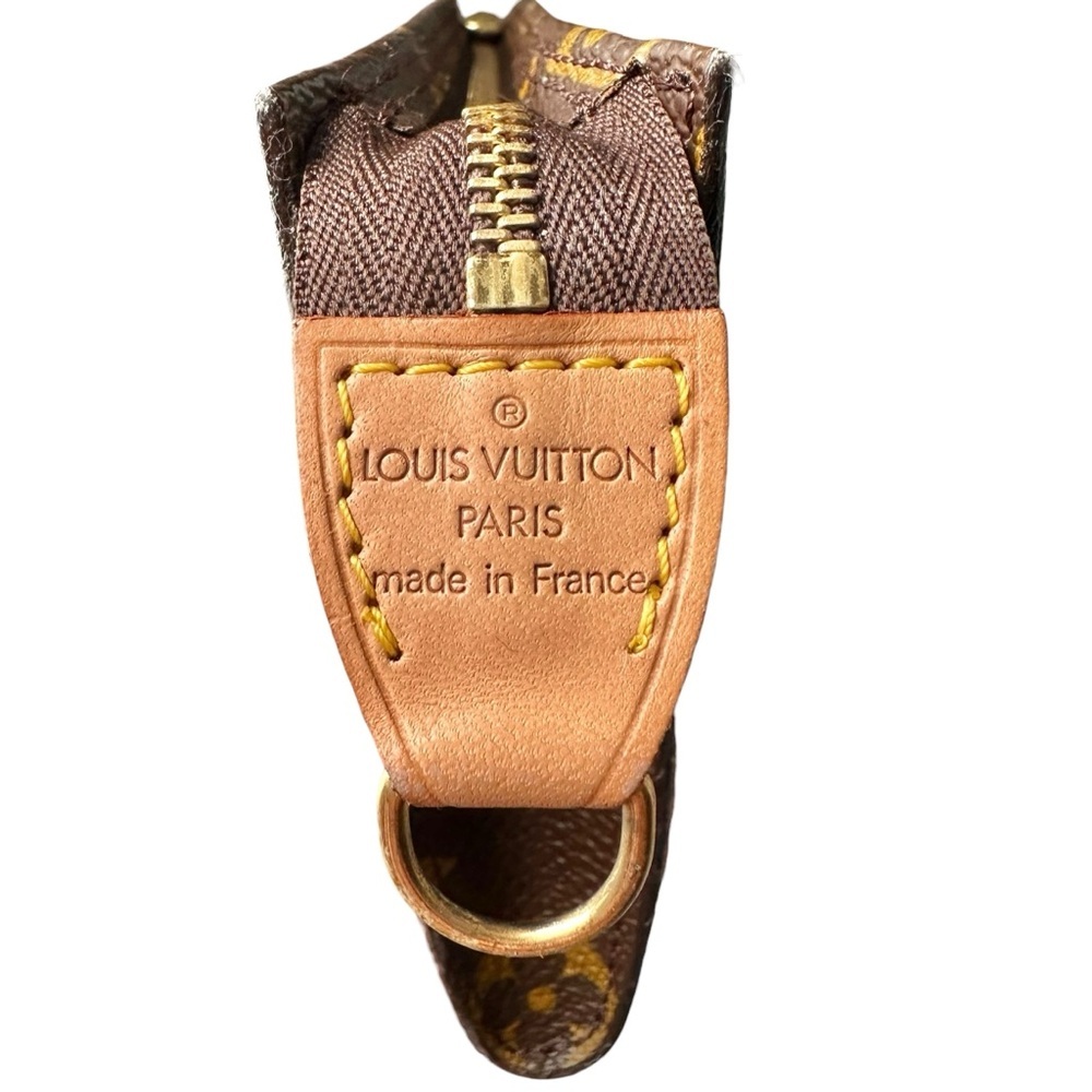 Louis Vuitton Monogram & Vachetta Leather Bucket Toiletry Pouch Bag - Picture 6 of 15